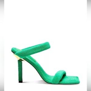 Good American Green Terry Heels size 8.5 NIB